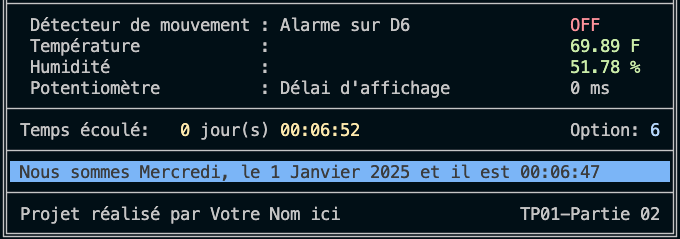 Deuxième partie écran partie 2