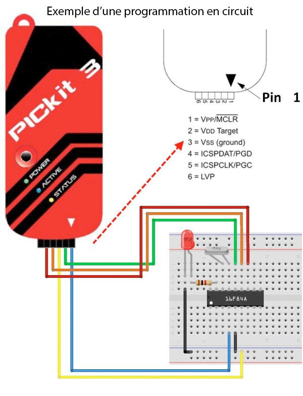 PICkit 3 Connection Diagram