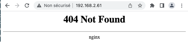 Erreur 404 Nginx