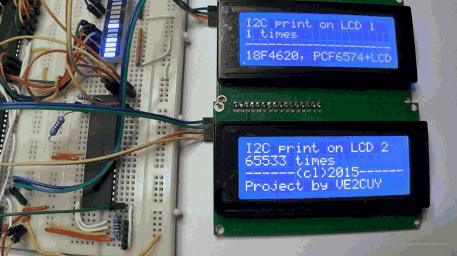 18F4620 I2C LCD video2