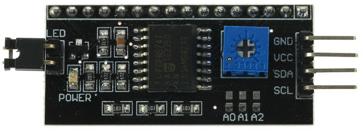 i2c lcd board